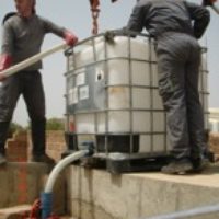 Treatment with acid – Hounde borehole