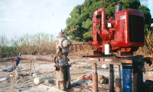 Pompage d’essai de 72 heures, 200 M3/h – Haiti, Plaine du Cul-de-Sac